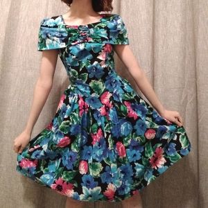 Vintage floral dress